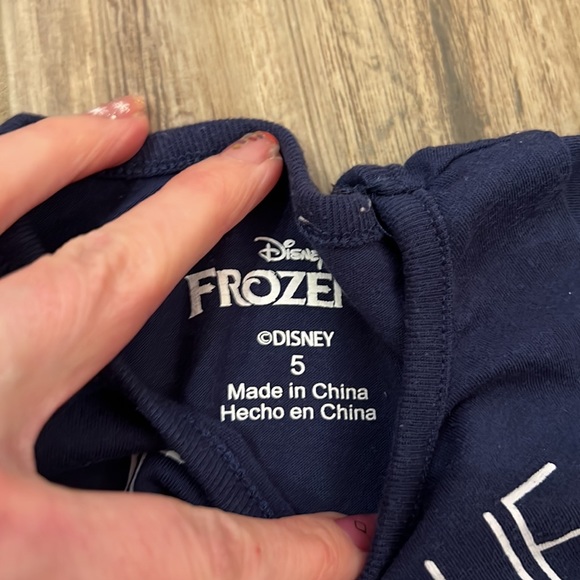 Frozen II Shirt Set Size 5 - Picture 5 of 6